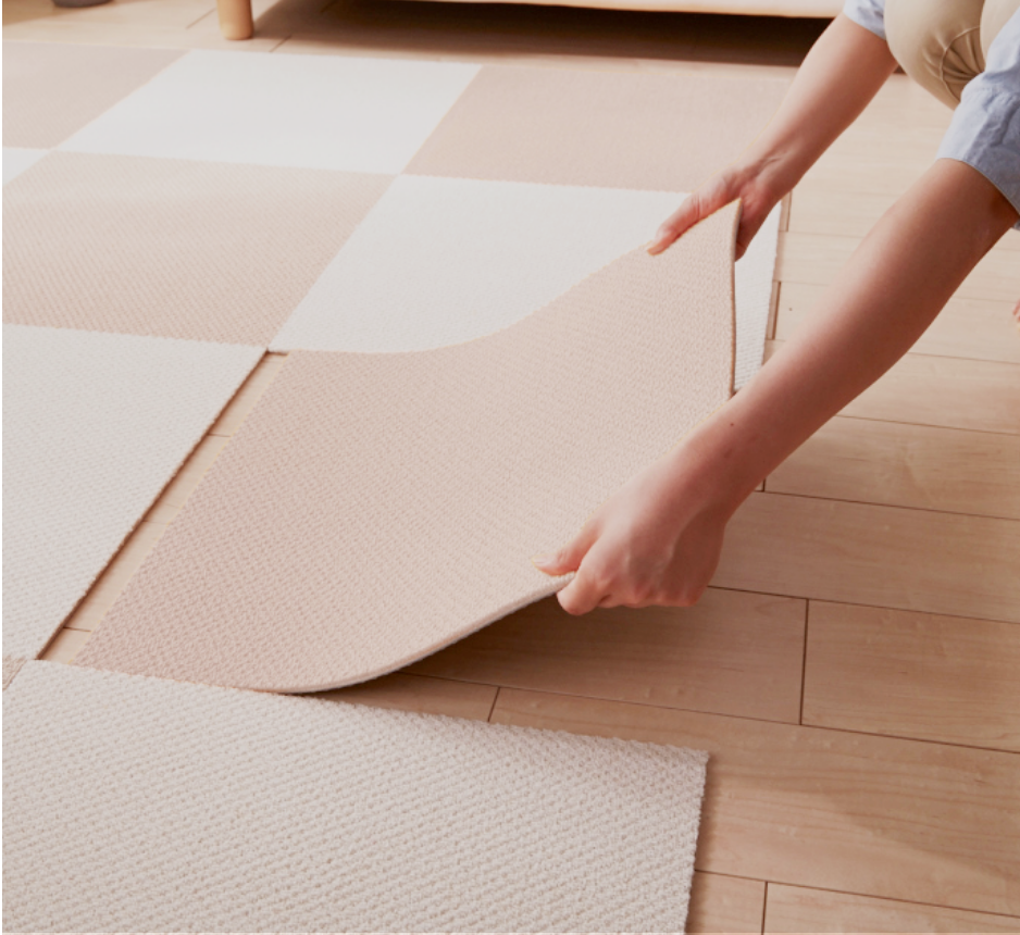 タイルカーペットの敷き方 イメージ